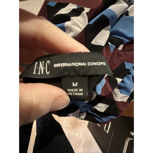INC International Concepts Geometric Dress Medium - Picture 5 of 5